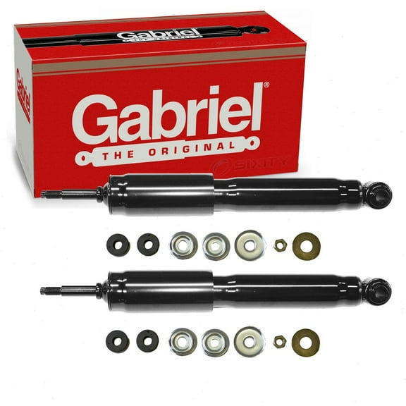 2 pc Gabriel 61599 ProGuard Shock Absorbers for Spring Strut Steering Suspension Shocks Struts Fits select: 1994-2001 DODGE RAM 1500, 1994-2002 DODGE RAM 2500