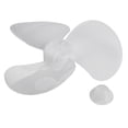 thumbnail image 4 of 16\" Plastic Fan Blade 3 Leaves For Standing Pedestal Floor Wall / Table Fanner, 4 of 9