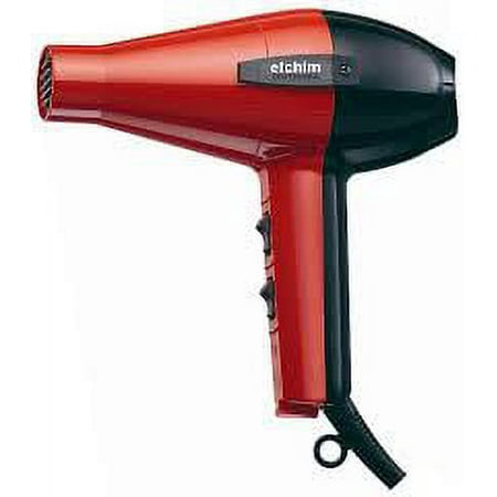 Elchim Classic Professional Hair Dryer Red Black Model 2001