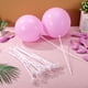 thumbnail image 2 of WORGEOUS 50 piezas de plástico palos de globo con copas globo titular para cumpleaños boda fiesta de Navidad día de San Valentín (blanco), 2 of 8