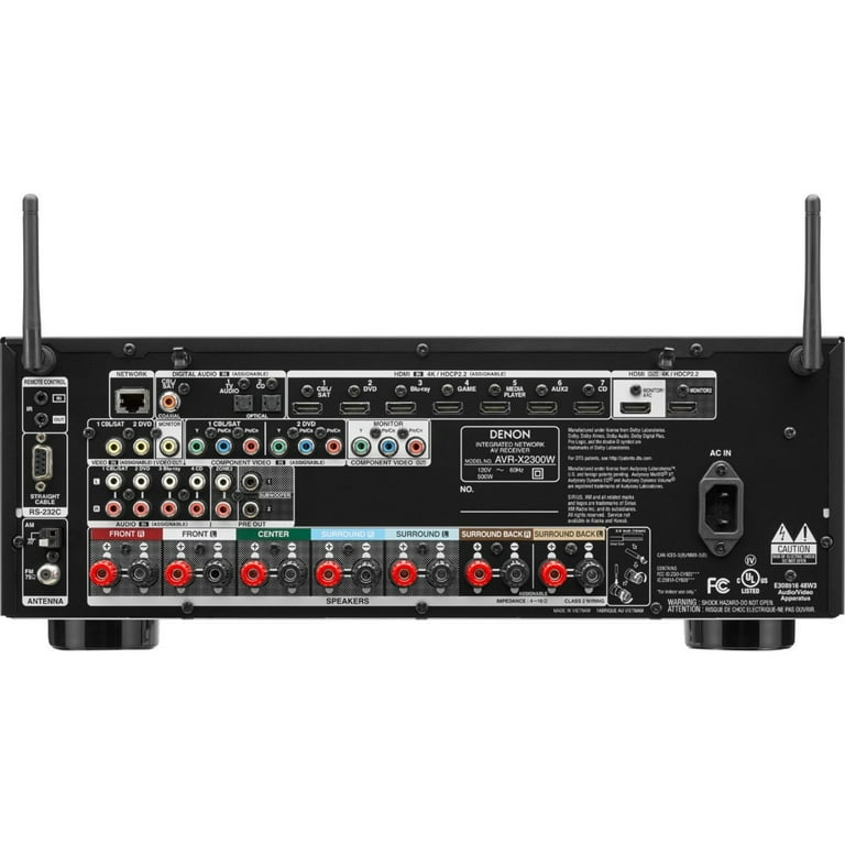 AVR-X2300W 7.2CH AV Surround Receiver - Walmart.com