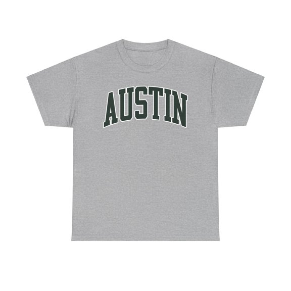 Austin Shirt Gifts Tshirt Crew Neck Short Sleeve