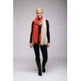 thumbnail image 2 of Women's Ombre Die Dye Crinkle Oblong Scarf Orange, 2 of 3