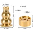 thumbnail image 2 of Quemador de incienso de latón 3 en 1, soporte para incienso con 14 cm de acero inoxidable, 2 of 5