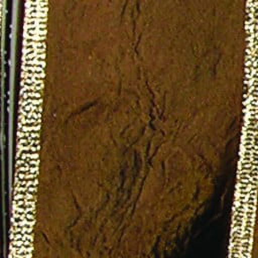 The Ribbon People Gold and Brown Crinkled Wired Craft Ribbon 3" x 20 Yards