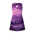 thumbnail image 5 of Vestido de Verano para las Mujeres Impresión de la Moda Bolsillo sin Mangas Cuello en V, Vestido Casual para la Playa Y Diario, 5 of 5