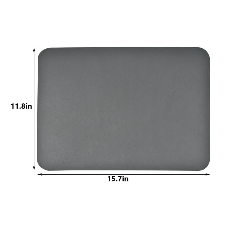 HotLive Coffee Bar Mat for Countertops Dark Grey 12 x 19