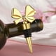 thumbnail image 3 of KDJ Elegant Bow Wine Stoppers Set of 2 - Sturdy Zinc Alloy Bottle Sealers for Holiday Parties, Silver Decorative Table Accessories, Perfect Gift for Wine Lovers, 3 of 9