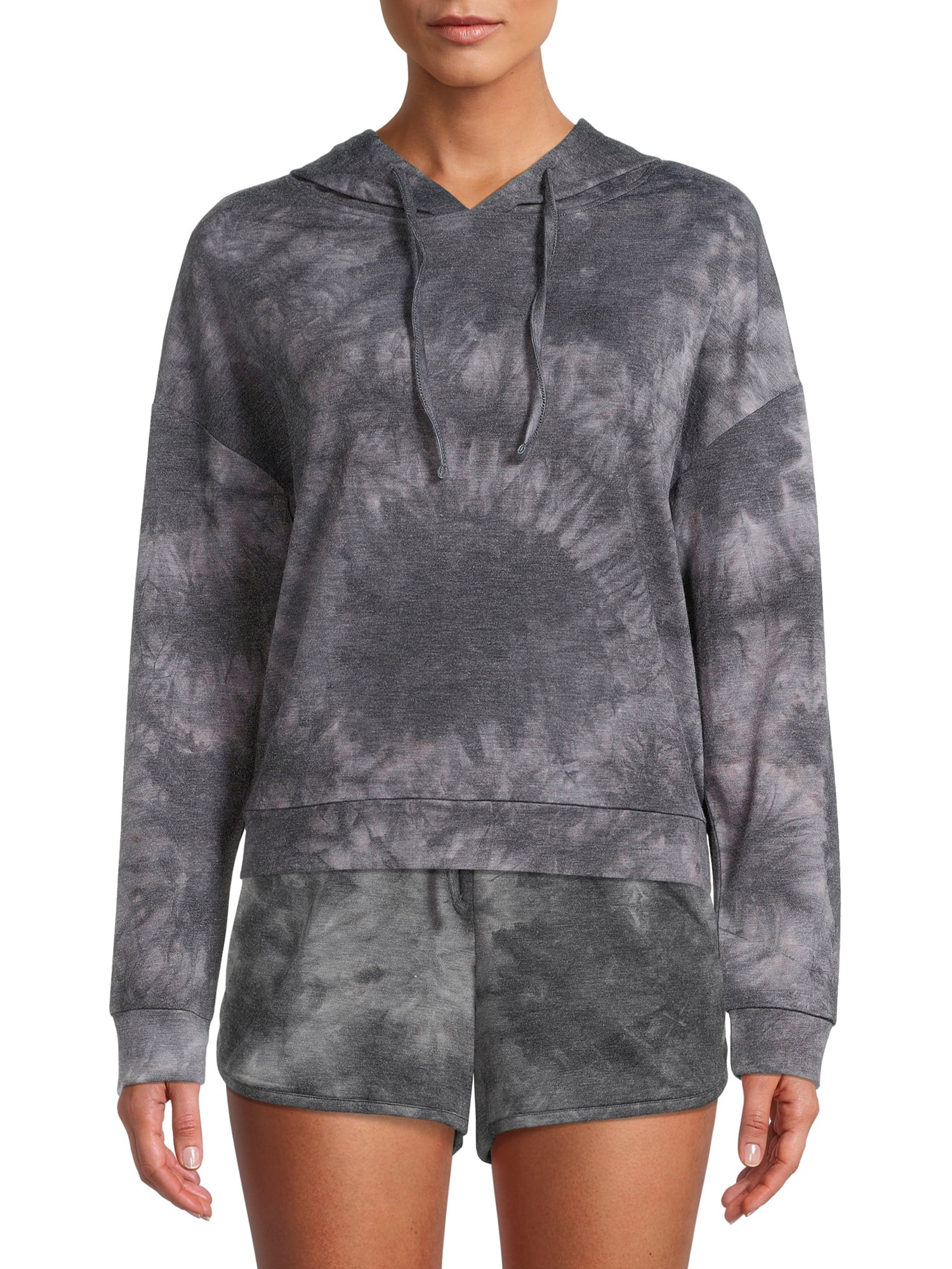 athletic cropped hoodie