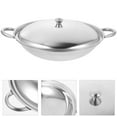 thumbnail image 3 of Casserole en Acier Inoxydable, Casserole Portable avec Couvercle, 3 of 6