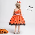 thumbnail image 2 of BULLPIANO Toddler Girls Halloween Party Gown Evening Dress With Handbag, Big Girls Vintage Holiday Dress Up Swing Dresses+Bag, 3-13 Year Old, 2 of 8