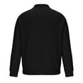 thumbnail image 5 of BinBiL Men's Lightweight Bomber Jacket Causal Fashion Stylish Windbreaker Light Jacket Black 12(XXL), 5 of 6