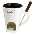 thumbnail image 3 of Christmas Gifts Christmas Chocolate Fondue Cup Household Ceramic Cheese Melting Stove Candle Heating Stove Cup, 3 of 5