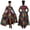 CL4, variant on African Dresses for Women Kente Style Print Cotton Sexy Maxi Long Dress for Ladies African Clothes