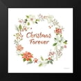 thumbnail image 2 of Audit, Lisa 20x20 Black Modern Framed Museum Art Print Titled - Christmas Forever VI, 2 of 5