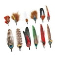 thumbnail image 5 of perfeclan Hat Feathers Assorted Feather Packs Accessories for Fedora, Cowboy, Trilby Hats and Decorate Costume, Hair Ornament, Earrings D, 5 of 9