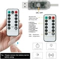 thumbnail image 6 of 33ft (10m) USB Christmas Lights with Remote Control - 100 LED Warm White String Lights, 8 Lighting Modes, Waterproof for Indoor Outdoor Holiday Decor, Tree, Party, Wedding, 6 of 6
