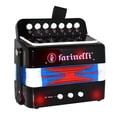 thumbnail image 1 of Acordeón Infantil Botones Negro con Rojo Farinelli - Diseño Moderno y Sonido Atractivo para Niños, 1 of 1