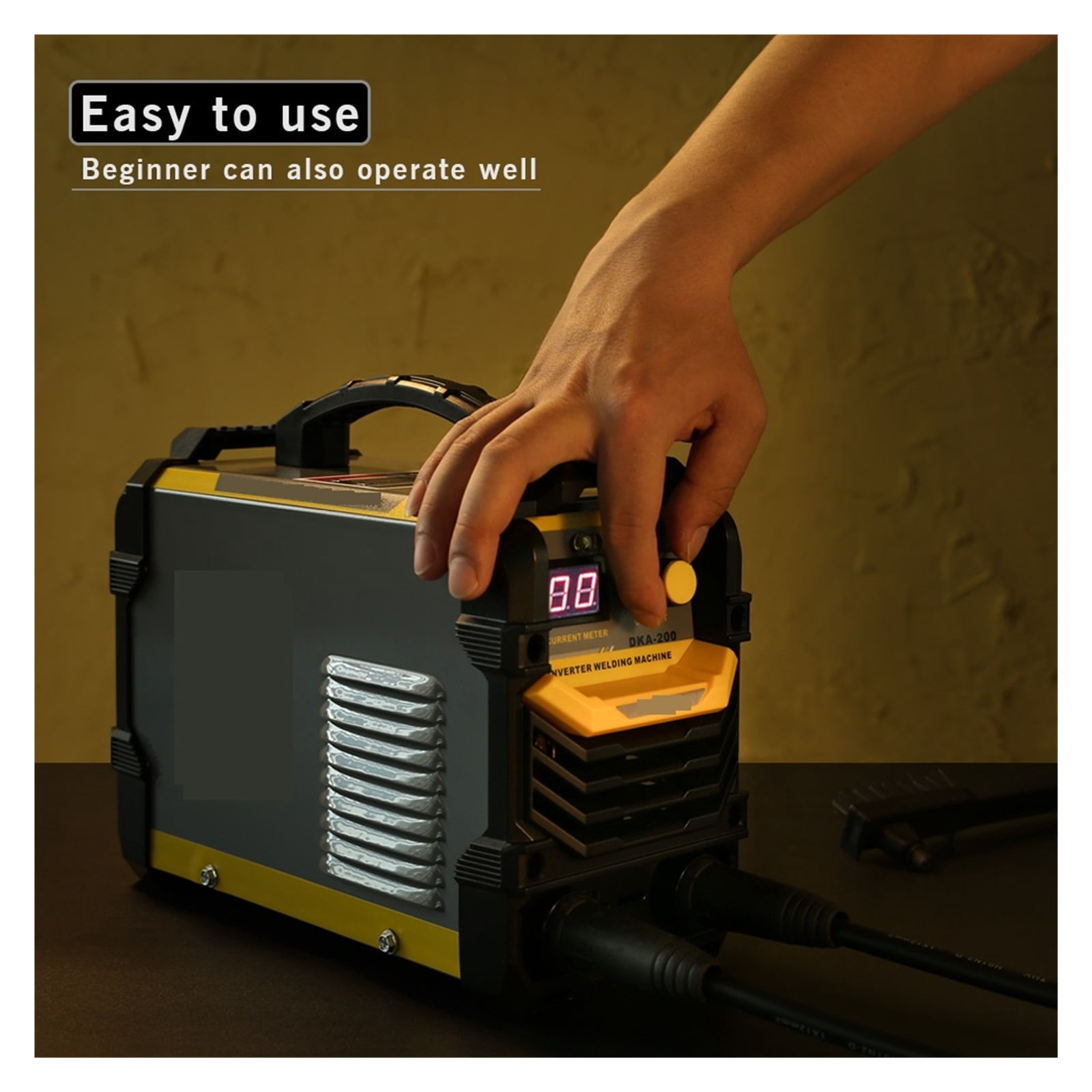 AMP DC INVERTER ARC WELDER ,IGBT MMA WELDING MACHINE ,FOR HOME BEGINNER LIGHTWEIGHT EFFICIENT