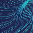 thumbnail image 1 of Ahgly Company Machine Washable Indoor Square Transitional Blue Ivy Blue Area Rugs, 7' Square, 1 of 1