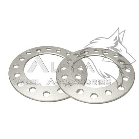 2Pc 8x210 Dually Wheel Spacers 1/4" (6mm) Thick Fits GMC Sierra 3500 HD