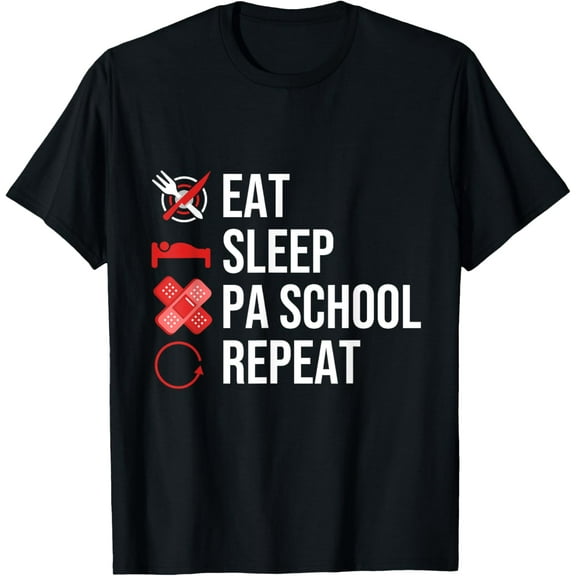 PHYSICIAN ASSISTANT GIFT: PA School T-Shirt men and women can wear,black,white,creative gift
