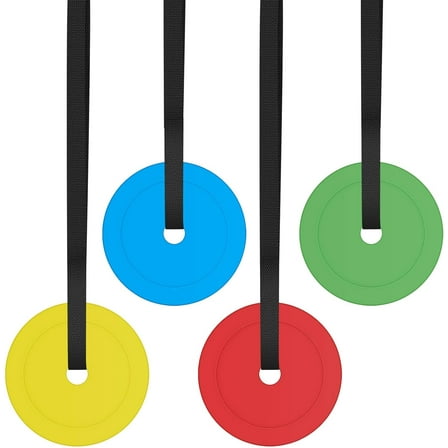 4 Pcs Soccer Goal Target Agility Hockey Shooting Target with Adjustable Tapes for Reactive Improving Accuracy Speed Lacrosse Baseball Football Goal Sports Training