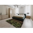 thumbnail image 5 of Ahgly Company Machine Washable Indoor Rectangle Transitional Midnight Gray Area Rugs, 7' x 9', 5 of 7
