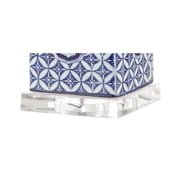 JONATHAN Y Choi 23 Chinoiserie LED Table Lamp, Blue/White, JYL3006A