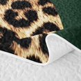 thumbnail image 5 of meiyoeat Leopard Print Lucky 8 Quilt King for Girls, Pool Ball King Coverlet Set, Green Brown, 3-Piece, 1 Comforter and 2 Pillowcases, 5 of 7