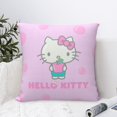 thumbnail image 5 of Hello Kitty Throw Pillow Cover Decoration Pillow Case Cushion for Home Sofa Couch 18"x18", 5 of 7