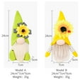 thumbnail image 4 of 1PC Sunflower Bee Ladybug Summer Gnome Mantel Display, Farmhouse Tiered Tray Rustic Scandinavian Gnome Figurines, Spring Summer Faceless Plush Doll, 4 of 9