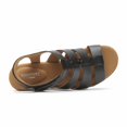 thumbnail image 3 of Rockport Women BRIAH NEW GLADIATOR BLACK LTHR SANDAL, 3 of 4