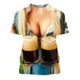 thumbnail image 2 of 2024 Camisetas estampadas en 3D con comida enlatada y cerveza para hombres y mujeres, nuevas camisetas de manga corta interesantes y geniales de verano, 2 of 5