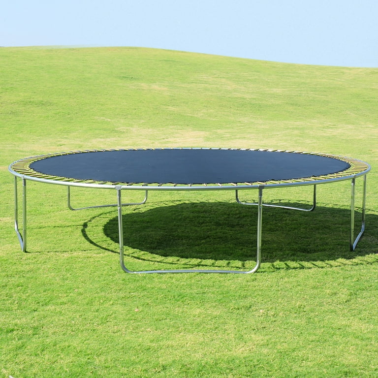 Trampoline without top a net