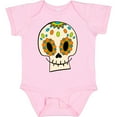 thumbnail image 3 of Inktastic Smiling Sugar Skull for Day of the Dead Boys or Girls Baby Bodysuit, 3 of 5