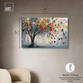 thumbnail image 5 of Tree of Fluttering Colors Canvas Colorful Tree Art by Art Remedy, Gallery Wrapped, 45" x 30", 5 of 7