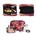 thumbnail image 5 of 3-Piece Travel Toiletry Bag Set, Hanging Wash Bag with Makeup Bag & Brush Case,Waterproof Cosmetic Organizer for Travel, Gym & Home An Acrylic Painting, 5 of 10
