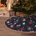 thumbnail image 5 of Fotbe Vintage Rose Pattern Christmas Tree Skirt, Tree Skirts Plush Christmas Decorations, Christmas Tree Skirts Xmas Decorations Holiday Party Decor-30", 5 of 6