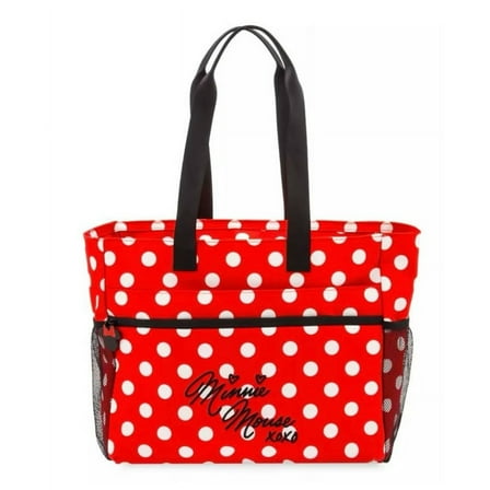 Disney Parks WDW Minnie Mouse XOXO Dots Travel Tote Bag New with Tag
