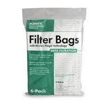 Compatible with Kirby 204811G Paper Bag, Allergen Cloth Universal Collar 6 Pk