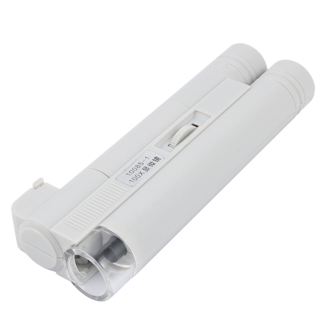 100X Zoom Handheld Portable Dual Tube Led Light Microscope Magnifier Loupe 