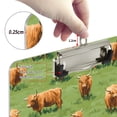 thumbnail image 4 of ALAZA Plastic Clipboard A4 Letter Size Decorative Clipboards for Students Women Men 9" x 12.5" Highland Cattle Meadow, 4 of 6