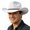 Z20-White, variant on Wide Brim Cowboy Hat for Men Roll Up Brim Shapeable Western Cowgirl Fedora Lightweight Summer Beach Sun Hat