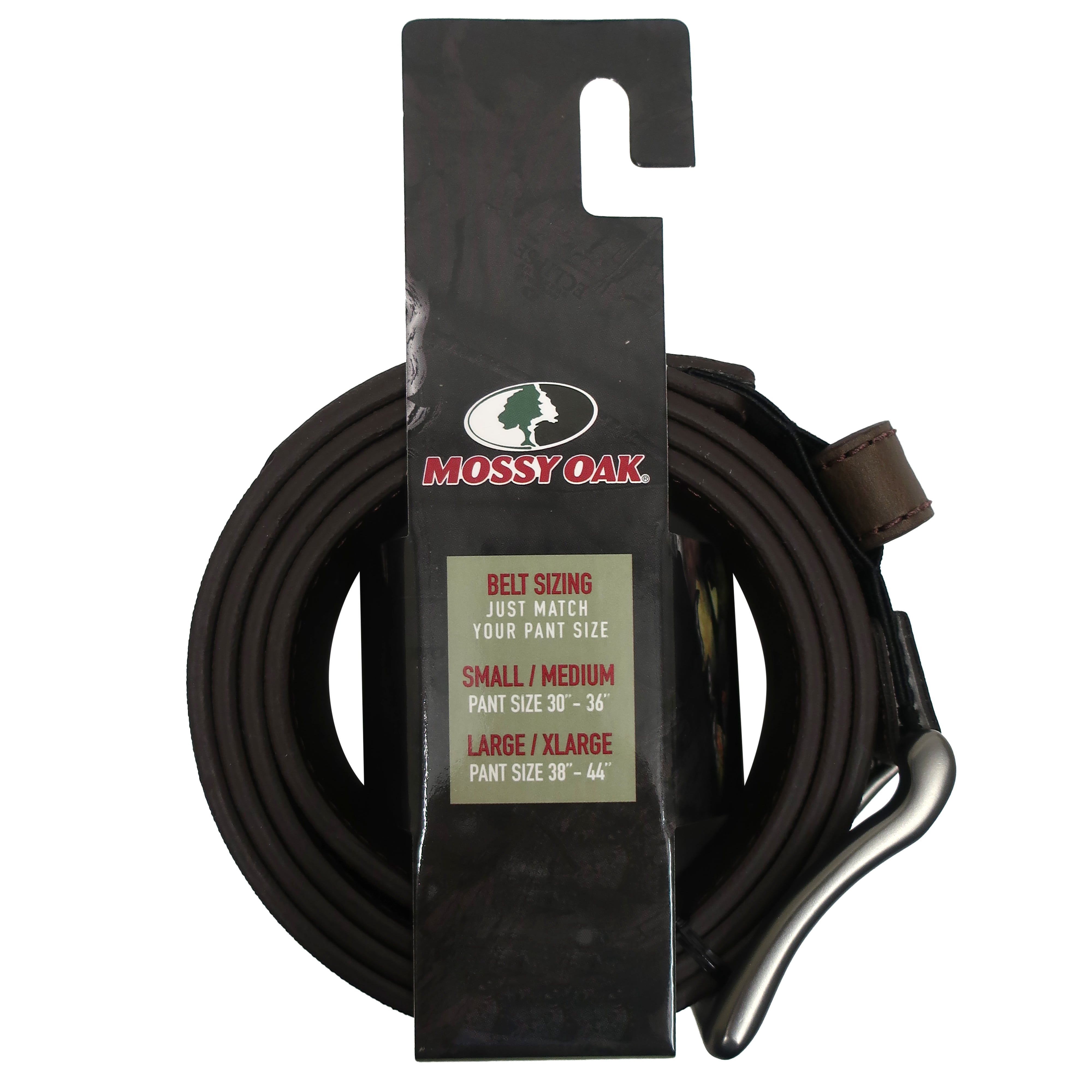 Mossy Oak Men's Eclipse Stretch Belt Brown Tab Size L/XL