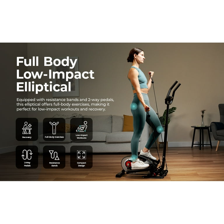 Foldable elliptical walmart hotsell