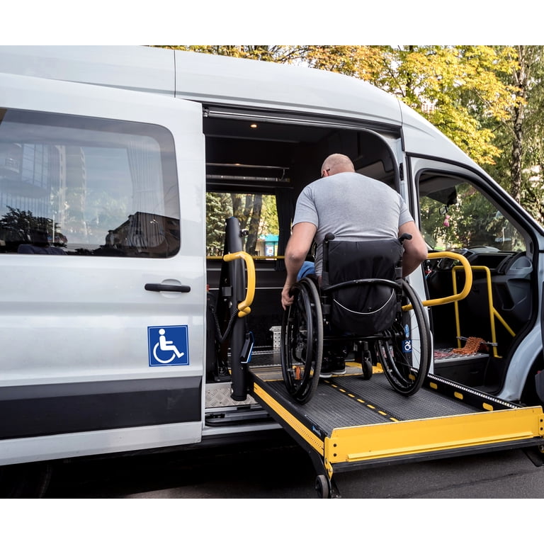 Wheelchair Sticker Decal Disabled Wheelchair Ramp Driver Sticker - 3M ...