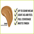 thumbnail image 3 of Maybelline Super Stay Liquid Foundation Makeup, Full Coverage, 340 Cappuccino, 1 fl oz, 3 of 8