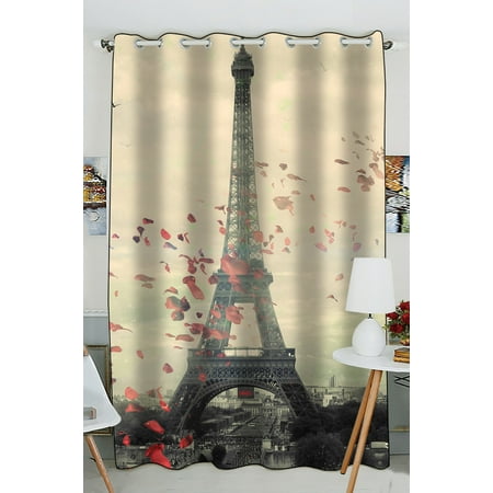 Gckg Eiffel Tower Window Curtain Frech Paris Eiffel Tower