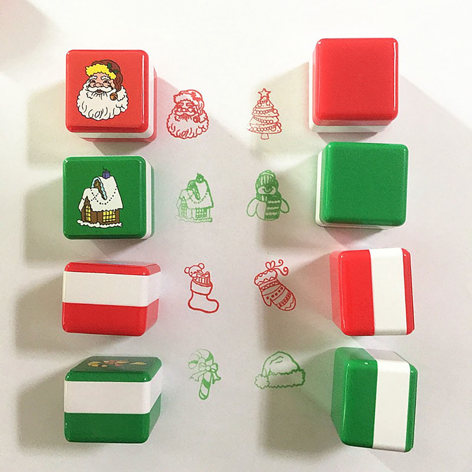 Tampon - EINNENFFER - Lot de 10 - Motif dessin animé - Cadeau éducatif - Pour enfants à partir de 3 ans - Jeux - Jouets